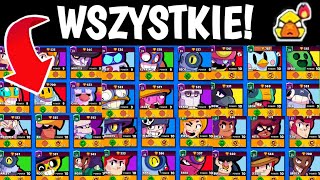 UDAŁO SIĘ! *WSZYSTKIE POSTACIE NA MIN. 9 LEVELU!  BRAWL STARS POLSKA