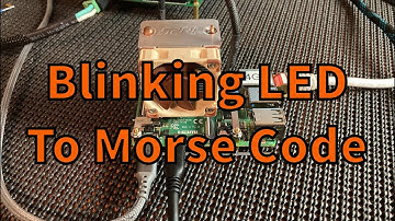 Raspberry Pi Blinking LED To Morse Code | Single Board Computer
