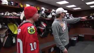 Patrick Sharp's locker room tour Content
