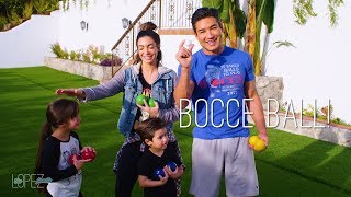 How to Play Bocce Ball with Mario Lopez and Family