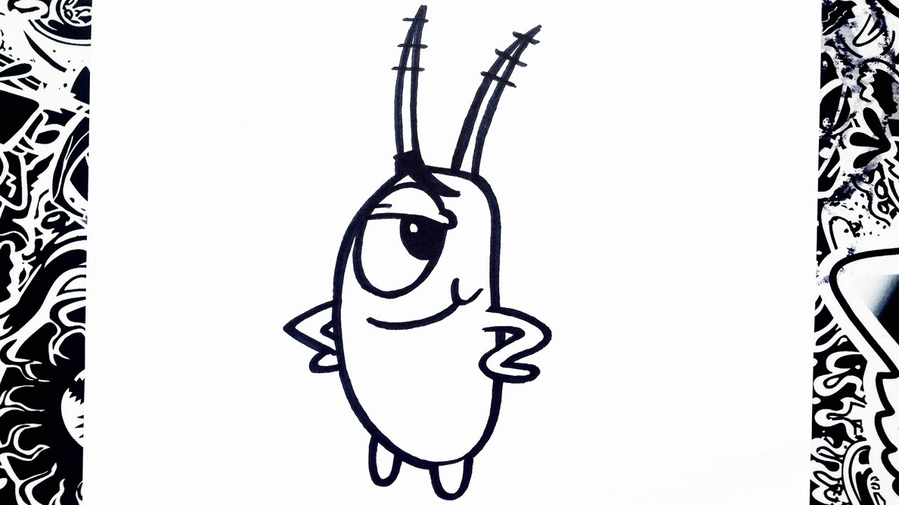 como dibujar a planton | how to draw plankton - thptnganamst.edu.vn
