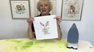 How to wash and frame your finished cross stitch by Bothy Threads