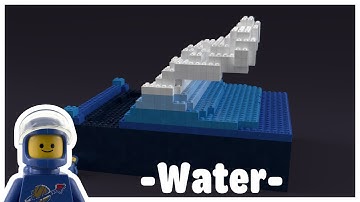 3D Lego Water In Blender