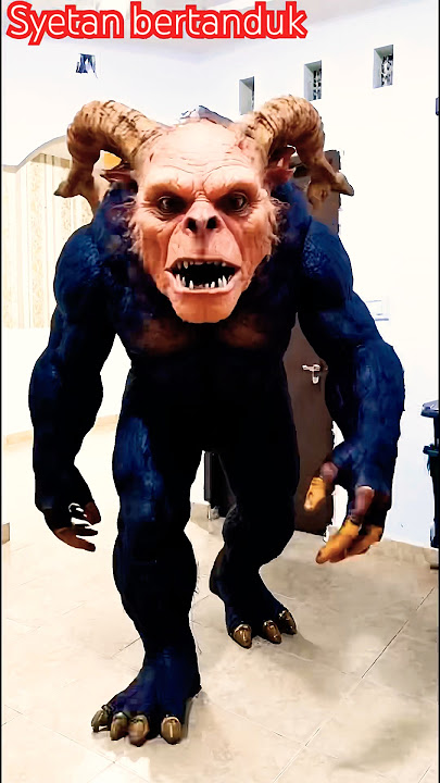 Very scary horned devil #shorts #viral