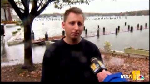 Sheldon rides with Coast Guard, surveys tidal flooding