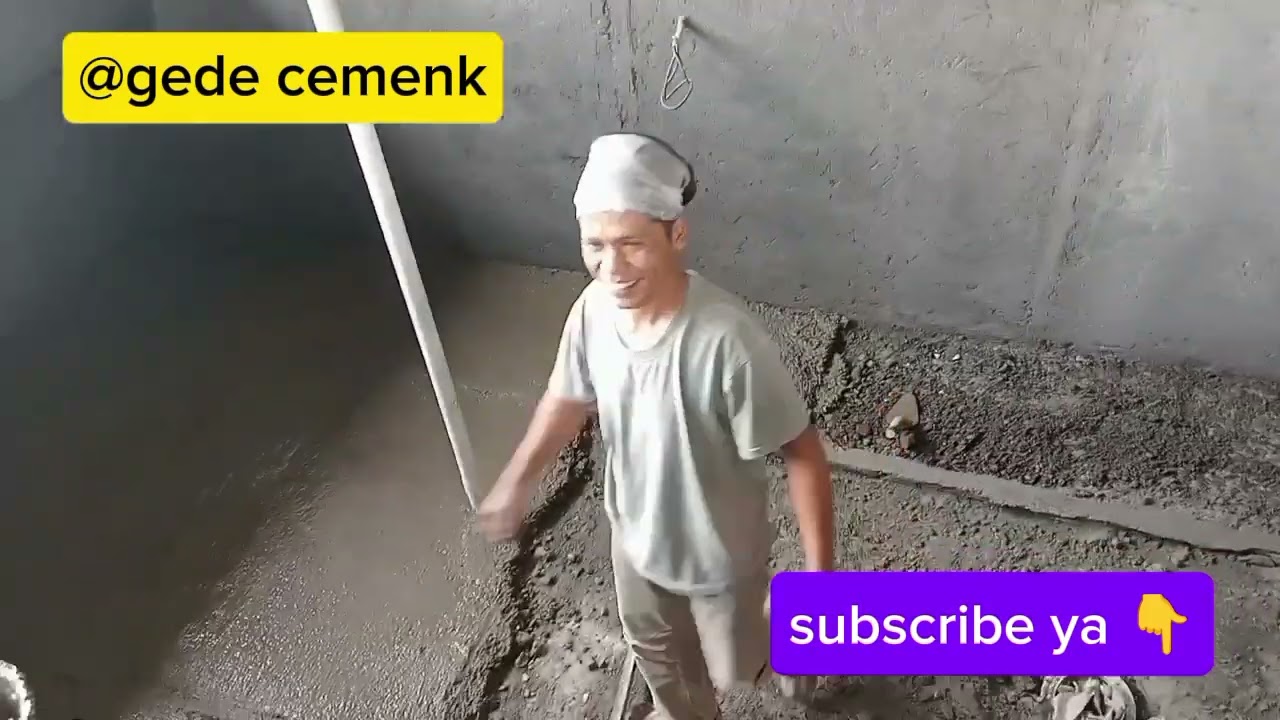 #pertukangan review pemlesteran kolam renang di lantai 2 #viralvideo 