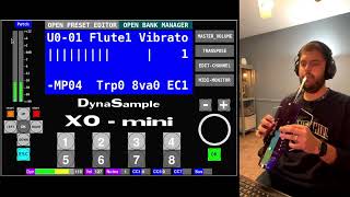 DynaSample XO-mini Flute Patch Sound Demo | @EddieEWI