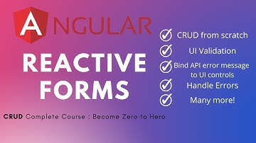 Angular CRUD Reactive forms with real-time WEB API | Angular 13 | Learn Smart Coding