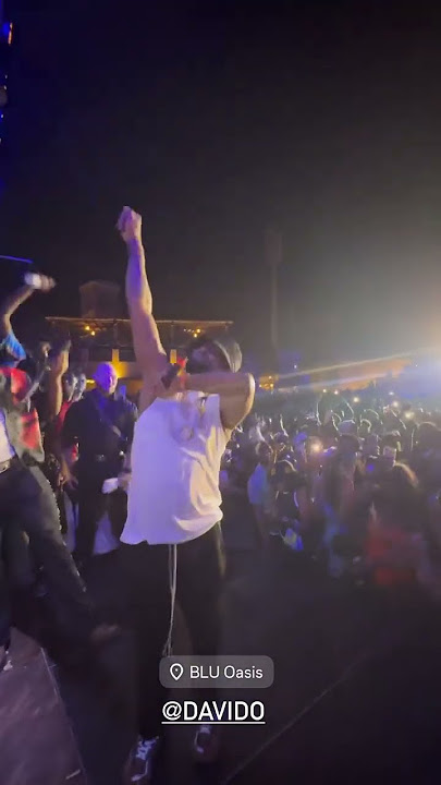 Davido performing Awuke for the first Time. #davido #awuke
