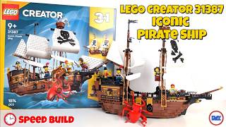 Building the new LEGO Creator 31387 Iconic Pirate Ship