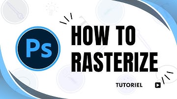 How to rasterize a layer in Photoshop