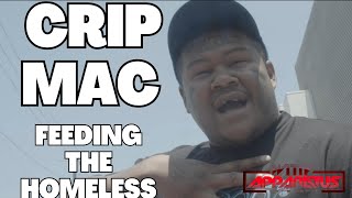 Crip Mac Feeding the Homeless on Skid row & Things Get Heated!!