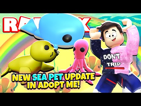 This Is the NEW SEA PET UPDATE in Adopt Me! NEW Adopt Me Ocean Egg Update (Roblox)
