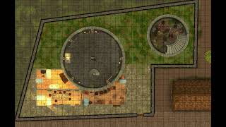 Kolat Towers Groundfloor / Animated Map 4 K / Waterdeep