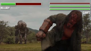 Hellboy vs. Giants WITH HEALTHBARS | HD | Hellboy (2019) screenshot 5