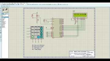8051-Alphanumeric Keypad - LCD Scrolling