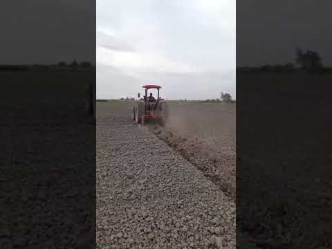 ایجاد نهر بعد از کاشت با فاصله 15 متر