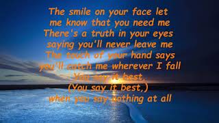 When You Say Nothing At All by Ronan Keating with lyrics