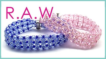 Modified Right Angle Weave Bracelet Tutorial