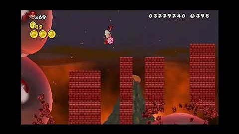 NSMBW Custom Level - King Bill Run 2