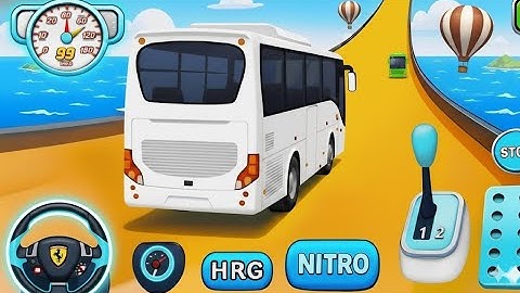 Crazy Bus Stunts 3D 🚍 GT Mode Mega Ramp Racing Adventure | Bus Simulator Gameplay 2025 -Android Game