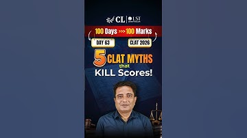 Still Falling for These CLAT Myths? Here’s the Truth | CLAT 2026 Preparation Tips | CL-LST