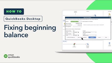 How to fix beginning balance issues while reconciling in QuickBooks Desktop