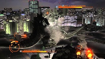 GODZILLA PS4 versus mode : Godzilla 2014 vs Kiryu