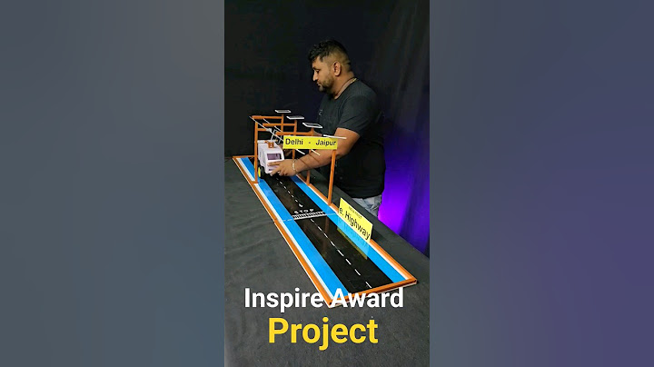 inspire Award science project #e- Highway
