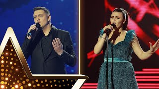 Video thumbnail of "Hamza Gusic i Melani Tarculovska - Splet pesama - (live) - ZG - 22/23 - 18.02.23. EM 16"