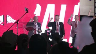 Ryan Silverfield calls the Hogs for the first time