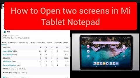Split Screen in Xiaomi Notepad 5 | Mi tab 5 tips