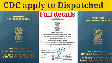 CDC apply to dispatched||CDC under process||CDC approved||full details