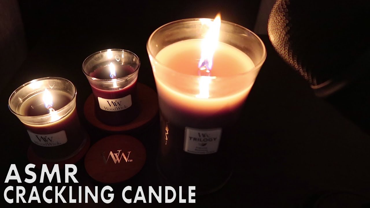 ASMR Crackling Fire Sounds (WoodWick Candles) | No Talking | Chloë Jeanne ASMR
