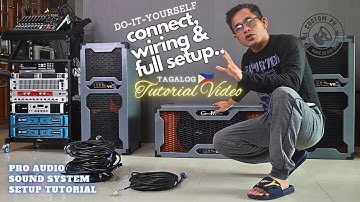 WIRING | CONNECTION | SETUP with Videoke Player | PRO  Audio Sound System | Tagalog Video Tutorial