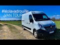 VAN TOUR - Présentation de Léo, mon Renault Master aménagé DIY - VANLIFE