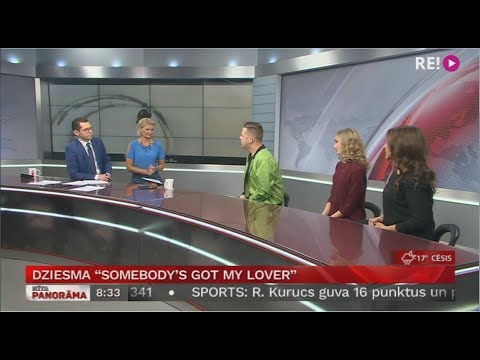 Intervija ar dziedātāju Aivo Oski. Dziesma "Somebody&rsquo;s got my lover"