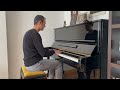 Oscar pascasio  last dance playing the piano at home