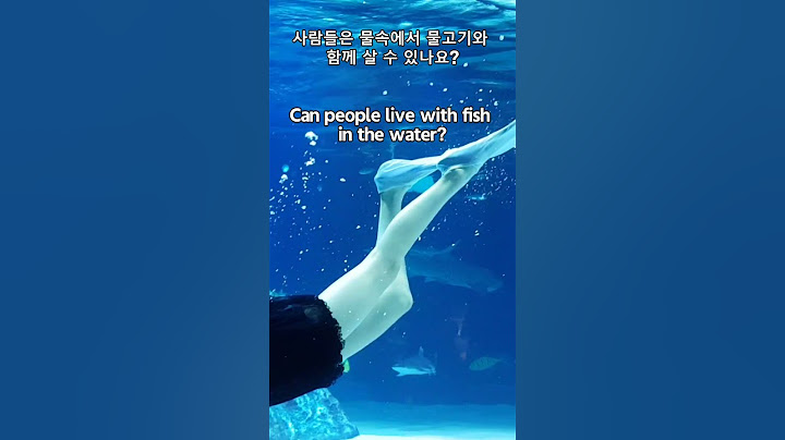 Can people live with fish in the water? 사람들은 물속에서 물고기와 함께 살 수 있나요?  #shorts