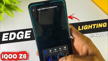 Enable Notification Light/Edge Lighting In iQOO Z6🔥 | Edge Lighting In FunTouch OS