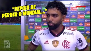 ENTREVISTA DE GABIGOL APOS CHEGAR NO TOP 10 MAIORES ARTILHEIROS DO FLAMENGO E FALOU DO MUNDIAL