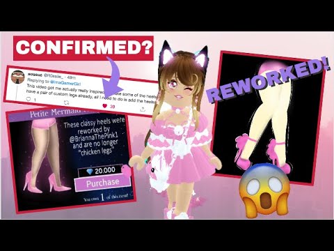 Confirmed All Chicken Leg Heels Will Be Reworked Roblox Royale High Tea And Leaks Youtube - chicken leg roblox