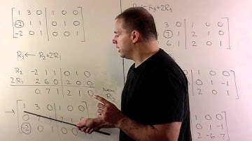 Inverse of 3x3 Matrix Using Row Operations 2