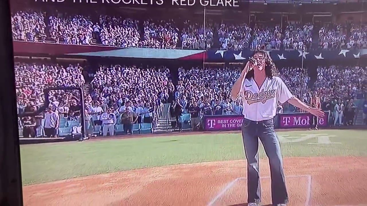 Conan Grey National Anthem for the 2022 MLB Home Run Derbyshorts