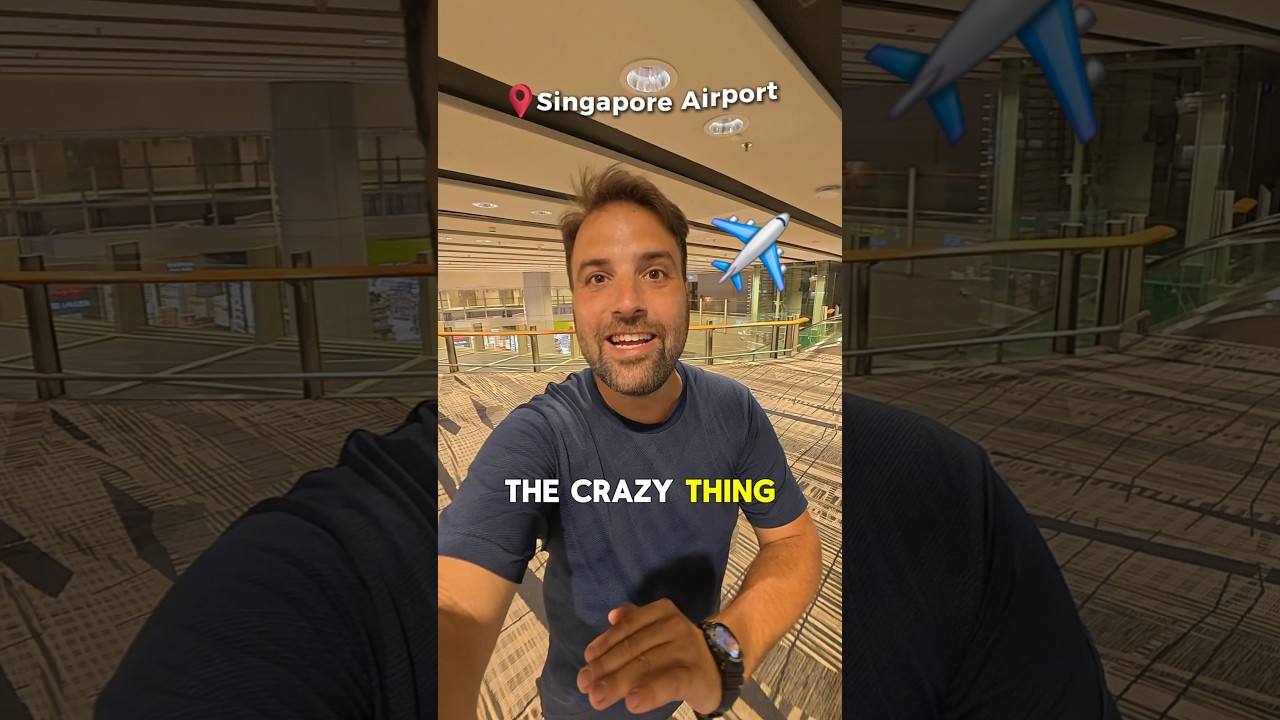 Singapore airport is crazy!