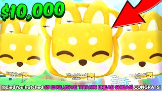 I Opened *$10,000* in BREADSHIBA TITANICS...  Pet Simulator 99