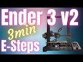 Ender 3v2  comment calibrer les esteps rapide et facile