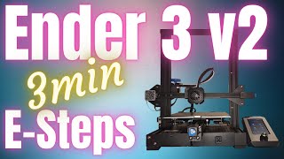 Ender 3v2 - How to Calibrate E-Steps (Quick & Easy)