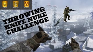 MW2- Throwing Knife Tactical Nuke Challenge!