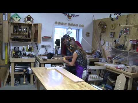 Life With Laura: Woodworking For Women - YouTube